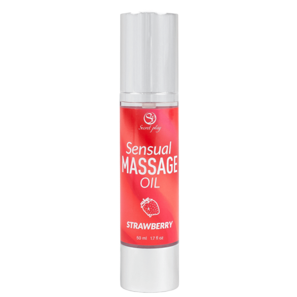 Huile de massage fraise 50 ml Secret Play
